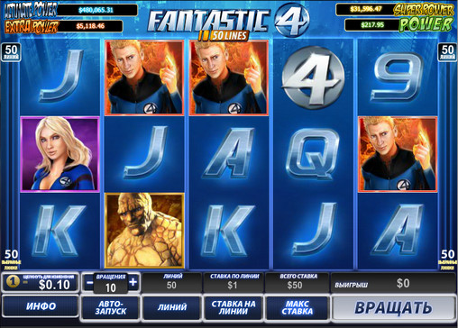 Видео-слот Fantastic Four